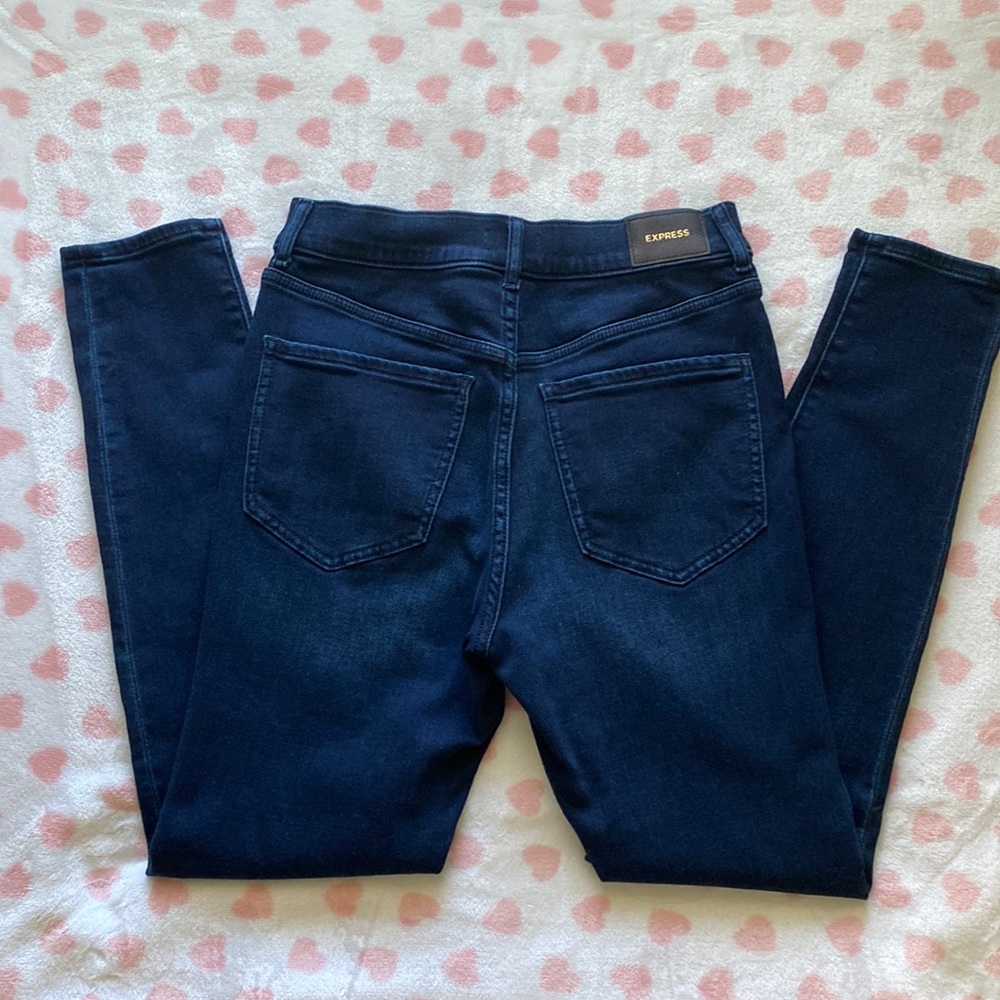 Express Dark Blue Jeans - Picture 4 of 5